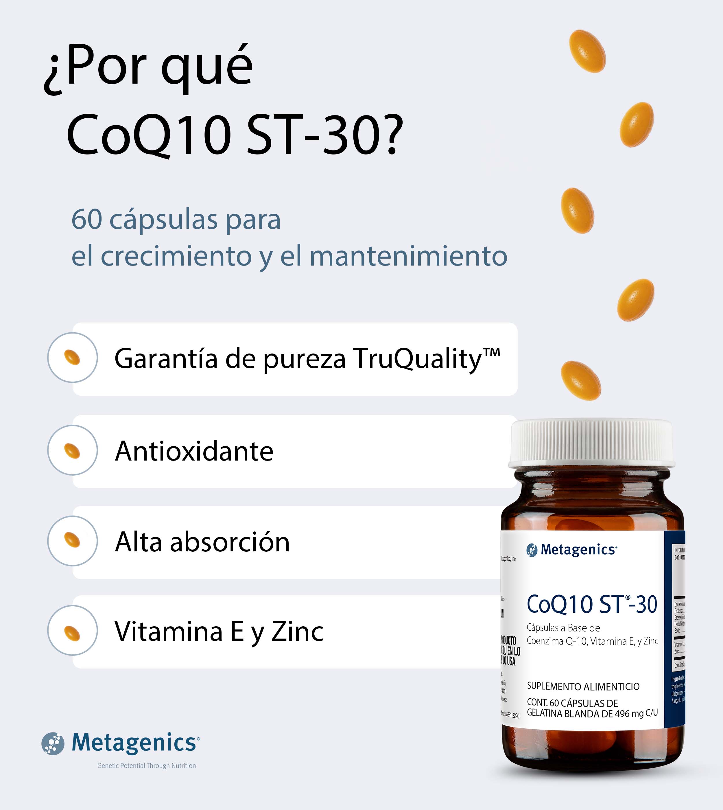 Paquete MagGlycinate-CoQ10ST30