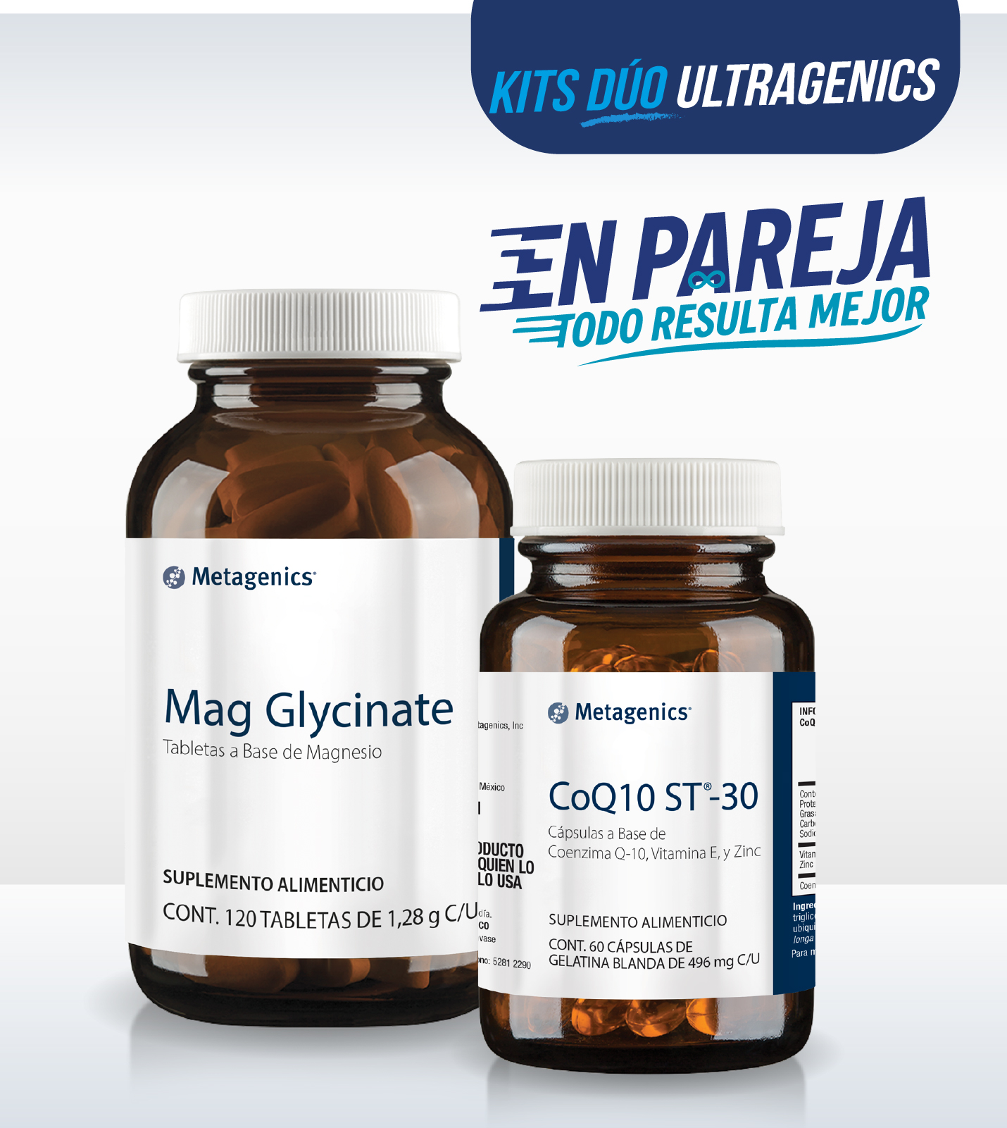 Paquete MagGlycinate-CoQ10ST30